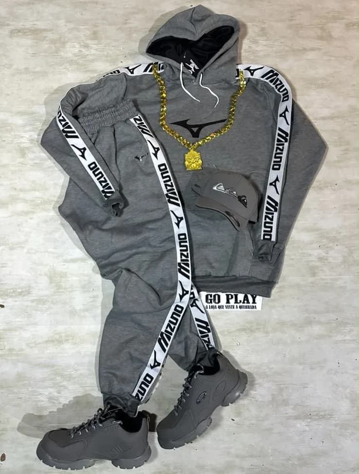 Conjunto moletom Mizuno