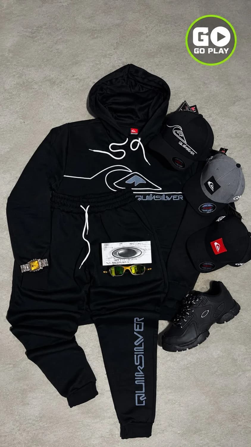 Conjunto moletom Quiksilver