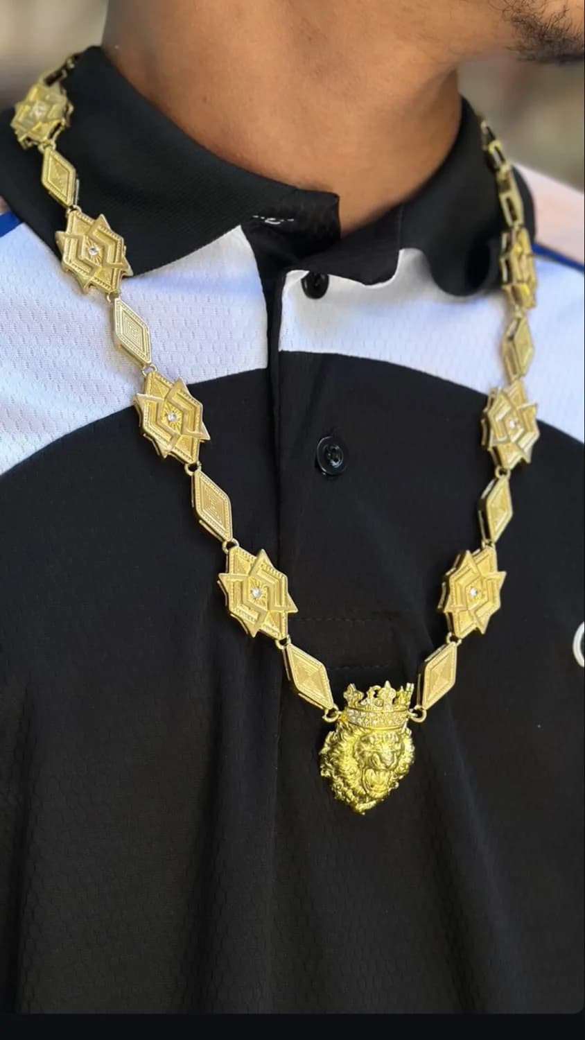 Cordão Leão coroado, ângulo 1 de 5